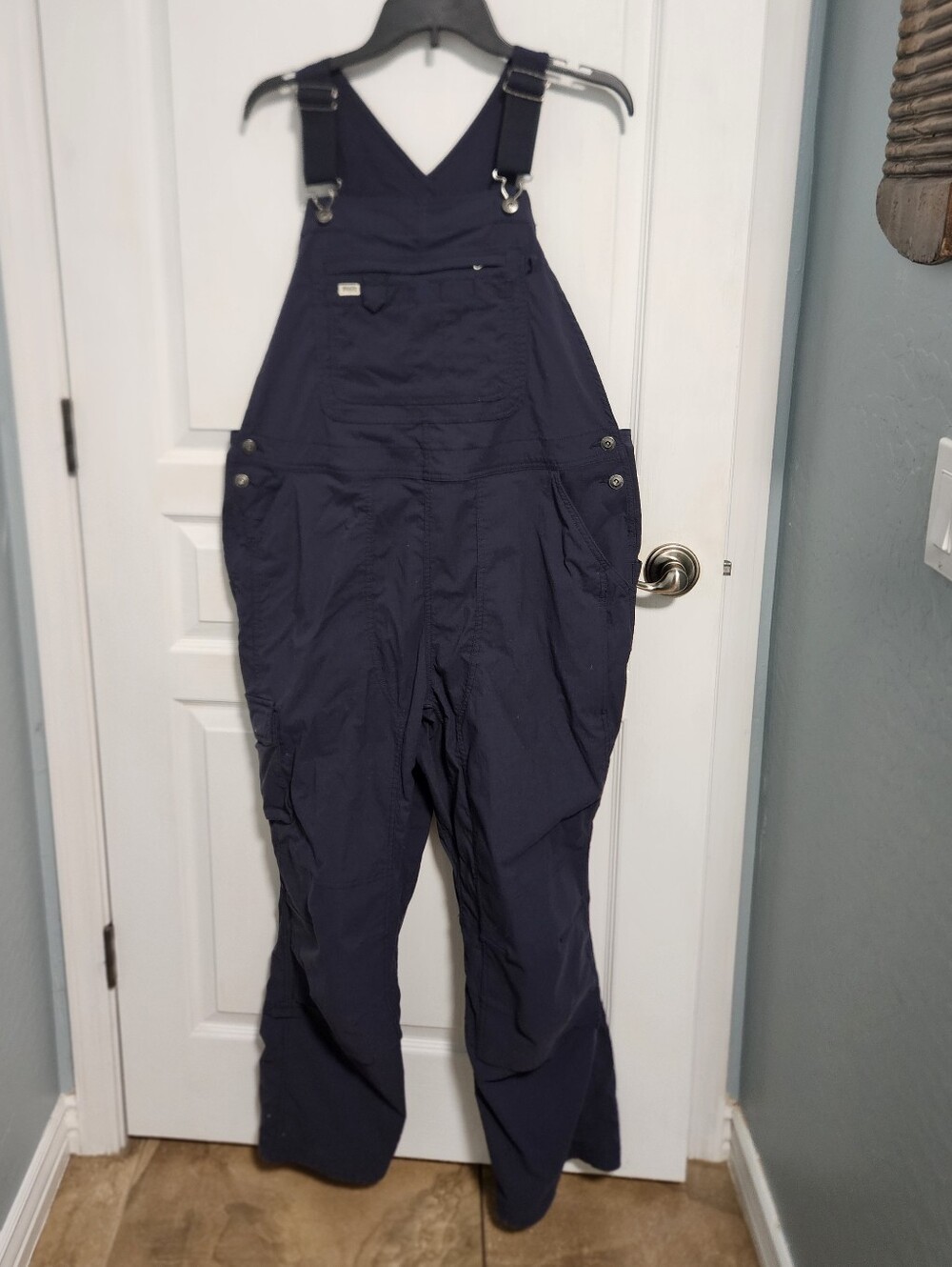 Duluth Trading Co Bibs Overalls Heirloom Gardening Pants Blue Womens 1X x 31"